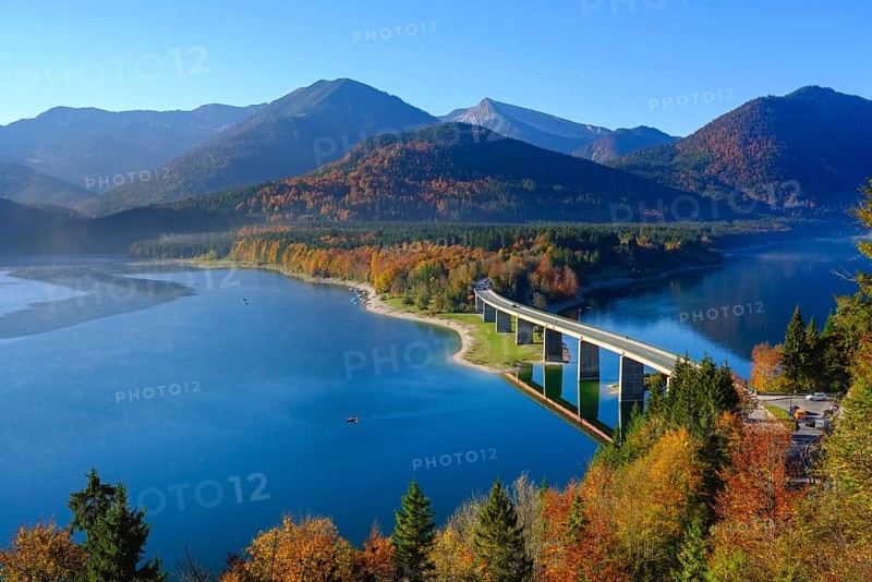Bridge over Lake Sylvensteinsee