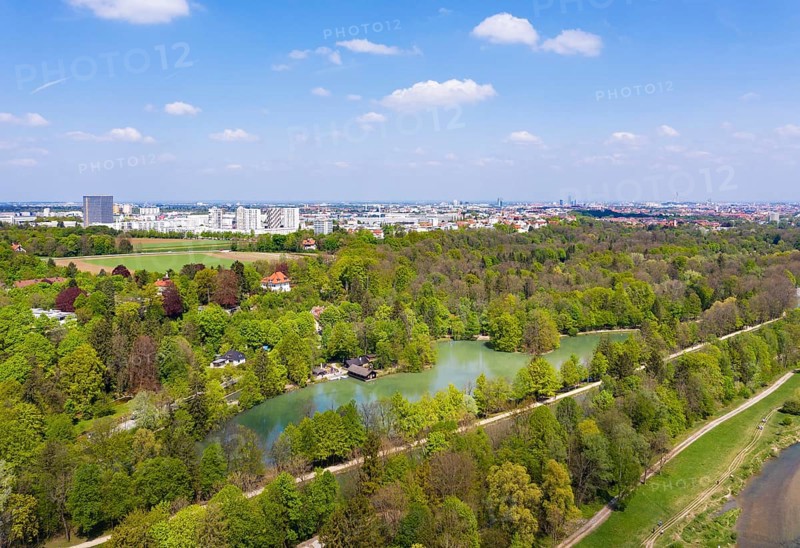 Hinterbruhler See in the Isar valley