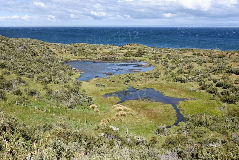 Coast of the Strait of Magellan between Porvinier and Punta Arenas