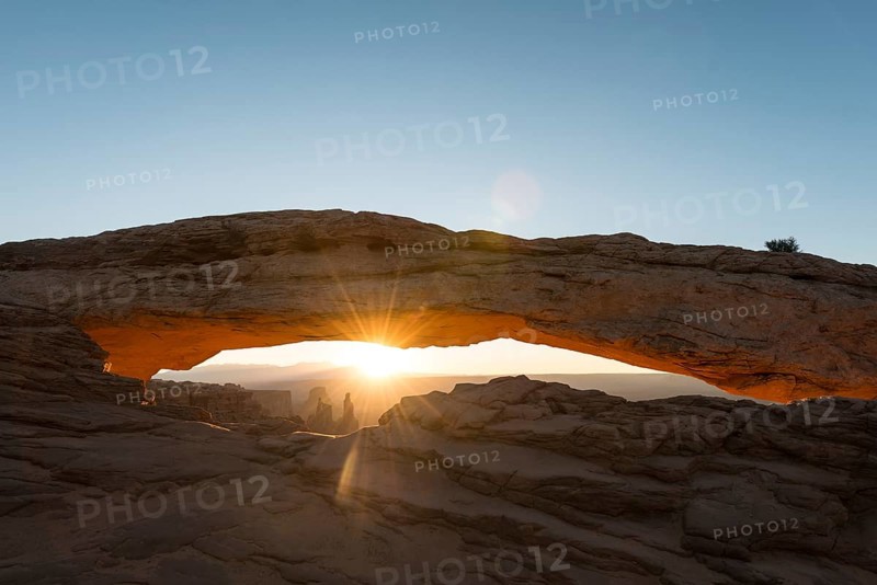 View through Natural Arch