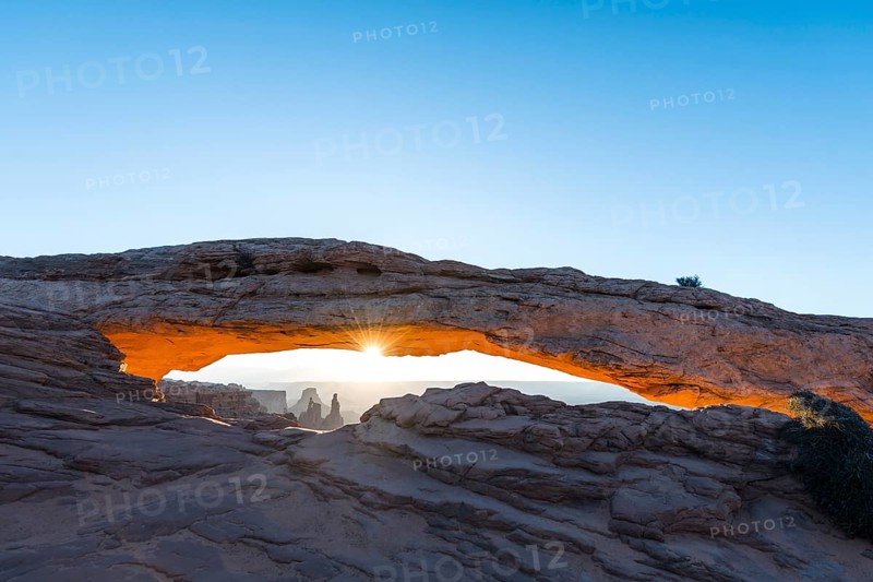 View through Natural Arch