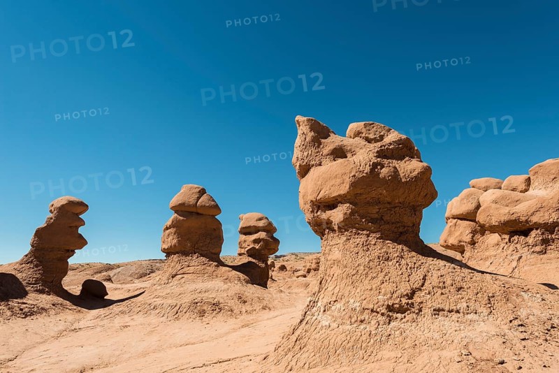 Eroded hoodoos