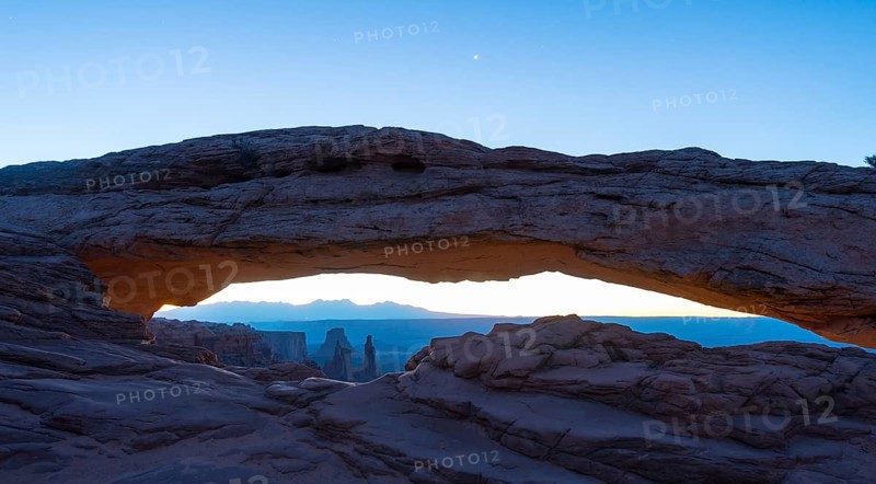View through Natural Arch
