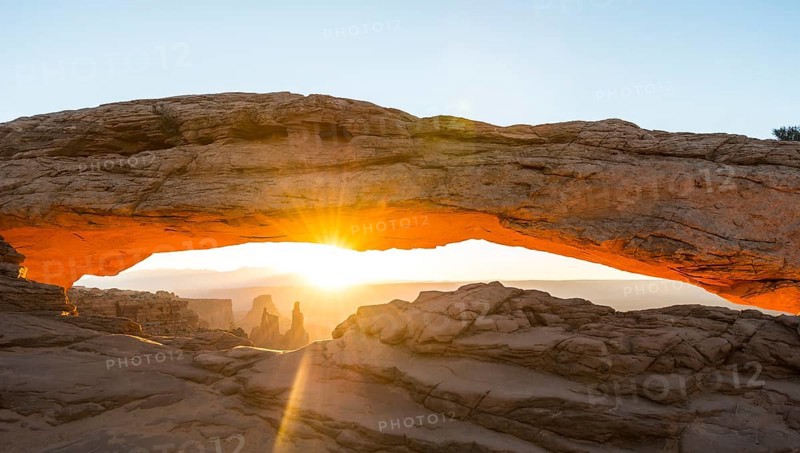 View through Natural Arch