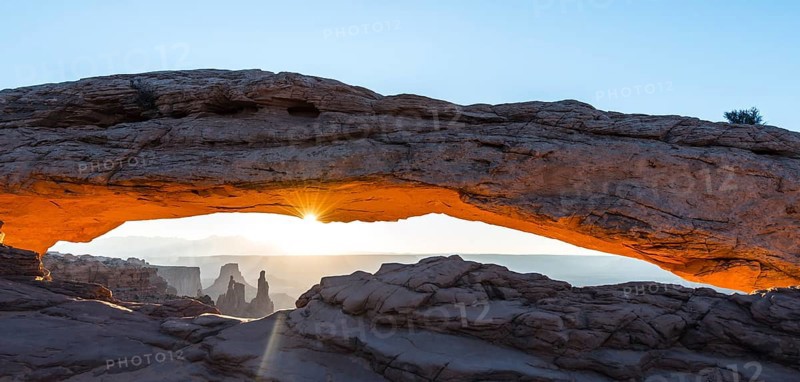 View through Natural Arch