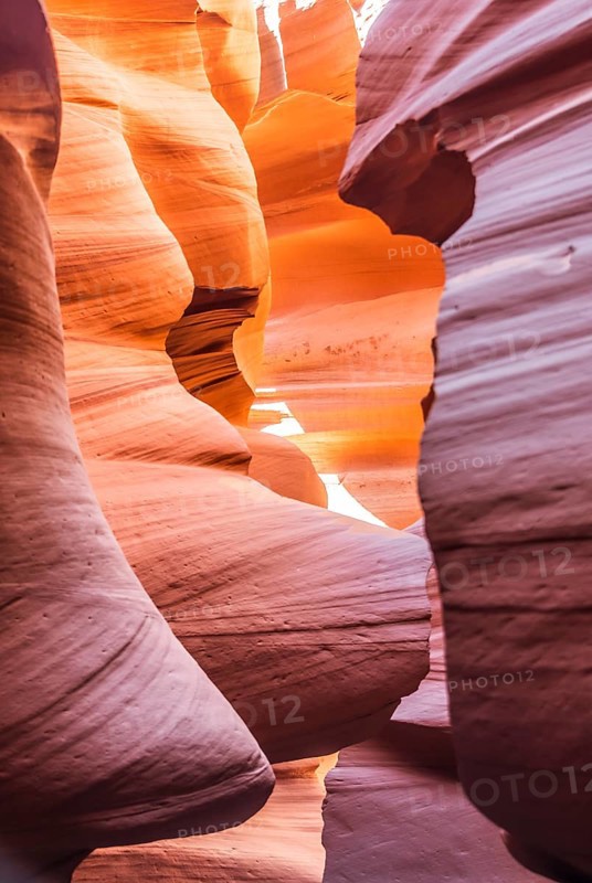 Colourful sandstone formation