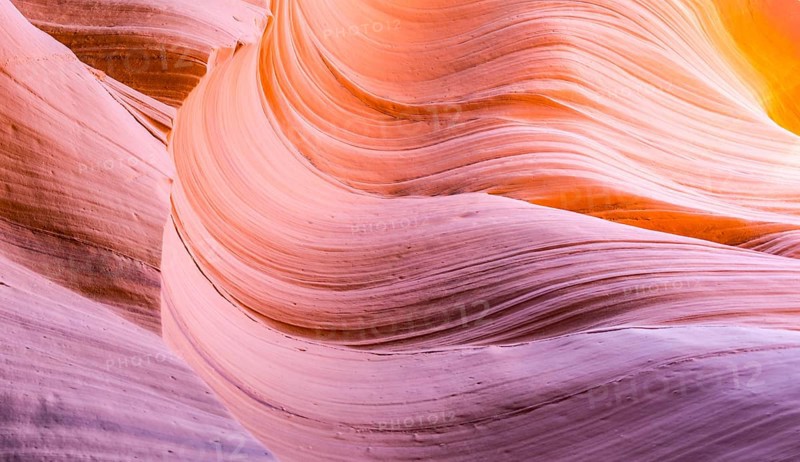 Colourful sandstone formation
