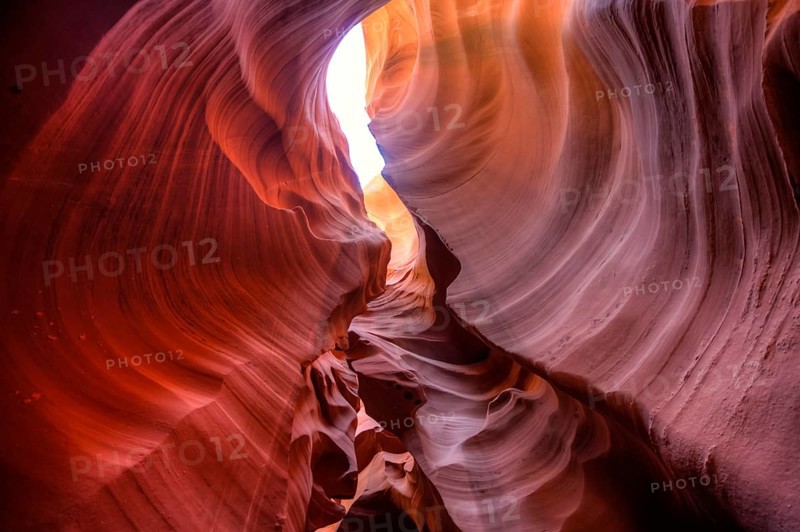 Colourful sandstone formation