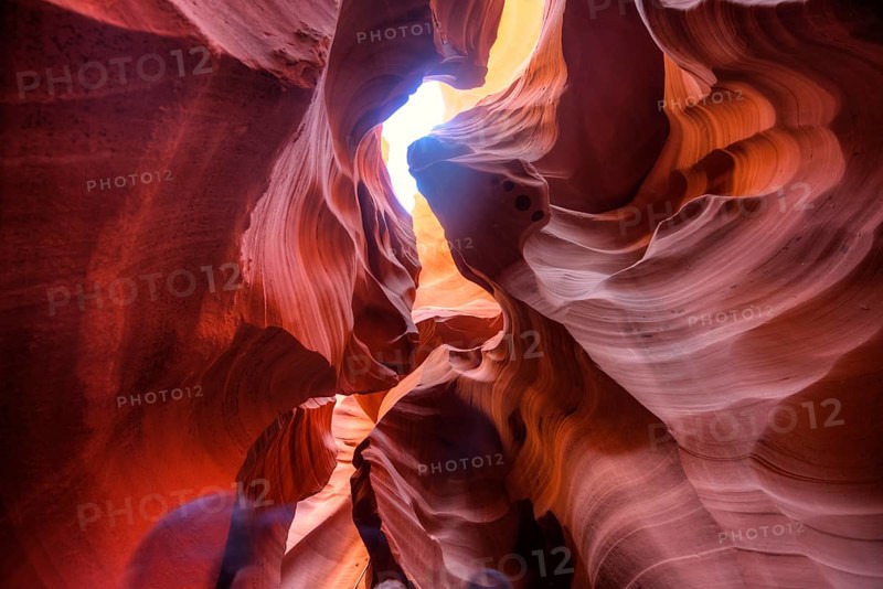 Colourful sandstone formation