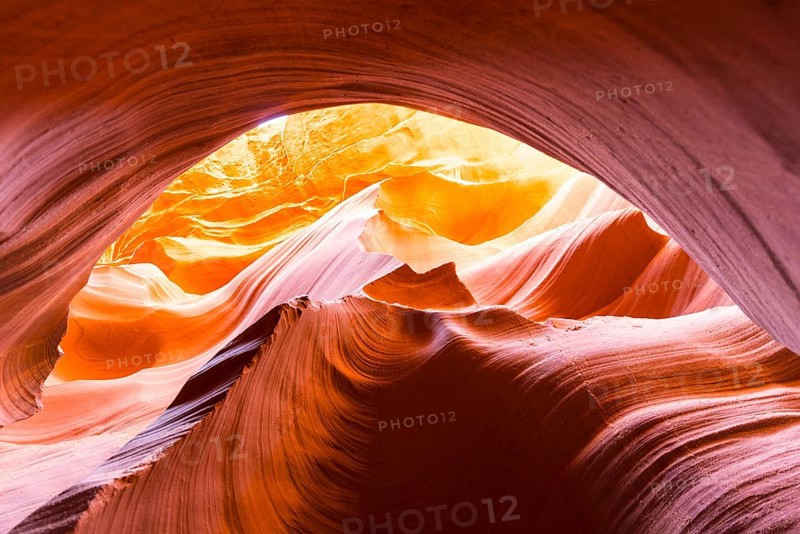 Colourful sandstone formation