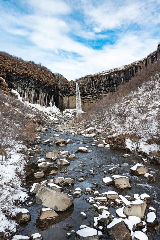 Svartifoss Waterfall