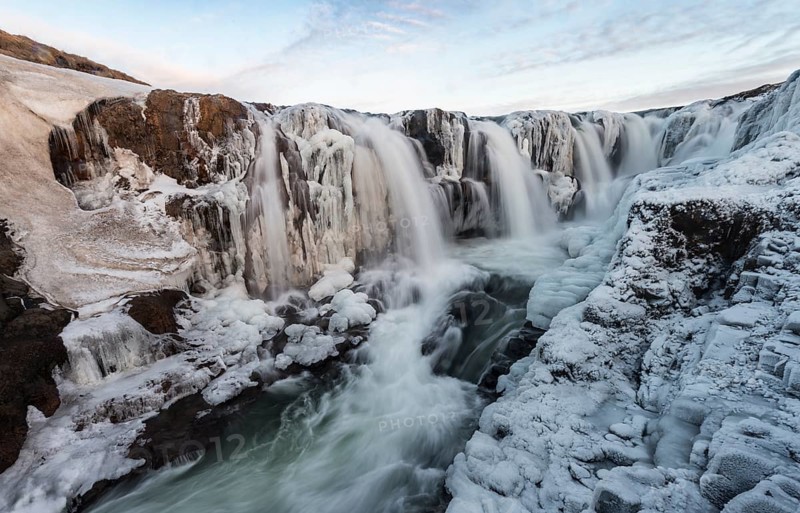 Kolugljufur Waterfall