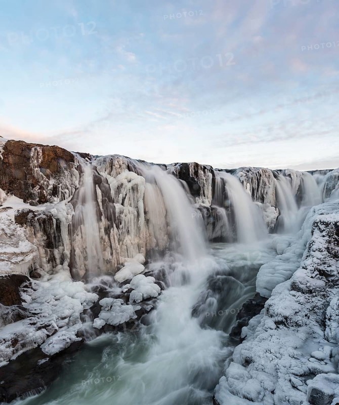Kolugljufur Waterfall