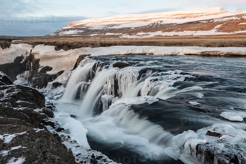 Kolugljufur Waterfall