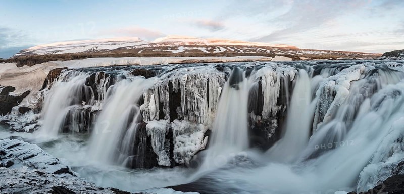 Kolugljufur Waterfall