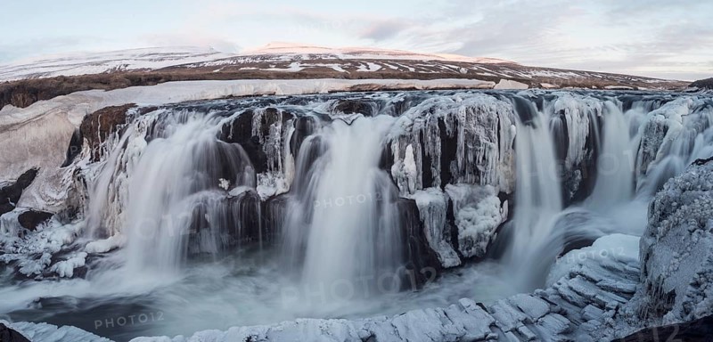 Kolugljufur Waterfall