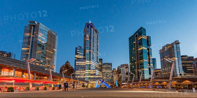 Place Jack Poole Plaza with a statue
