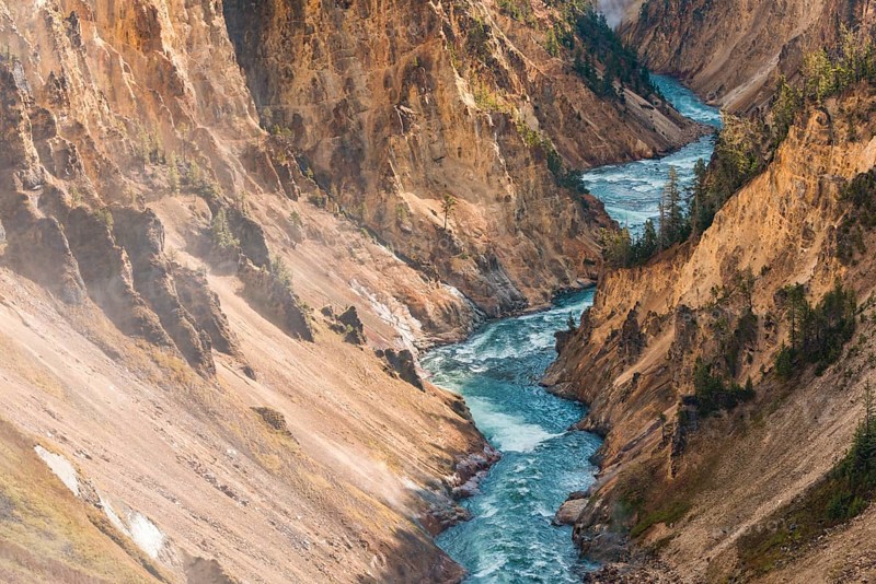 Yellowstone River flows through Gorge