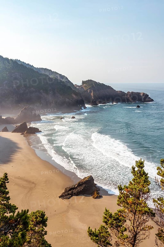 Sandy beach beach by the sea