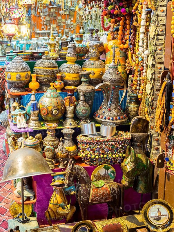 Stall in oriental market