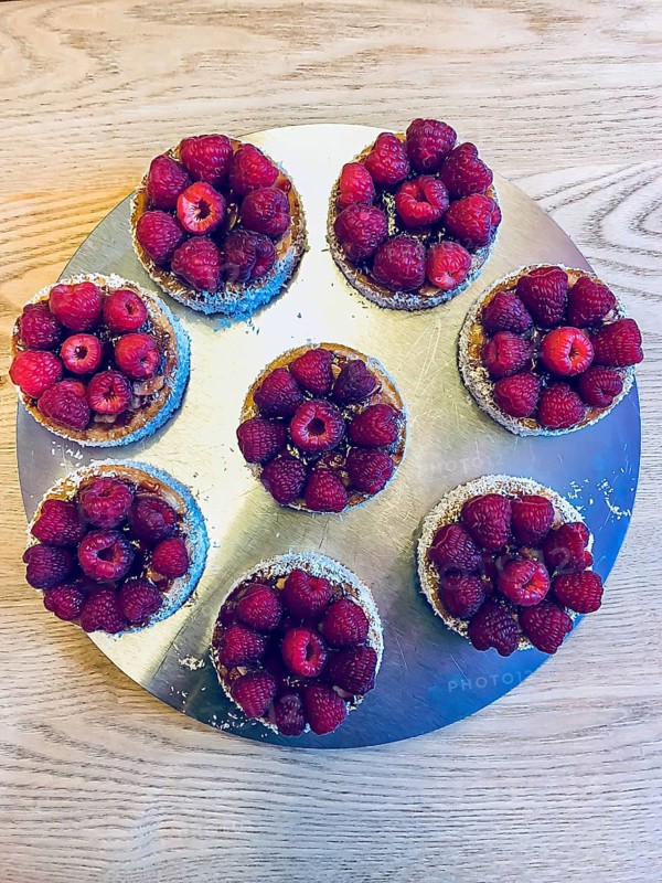 Raspberry tartlets