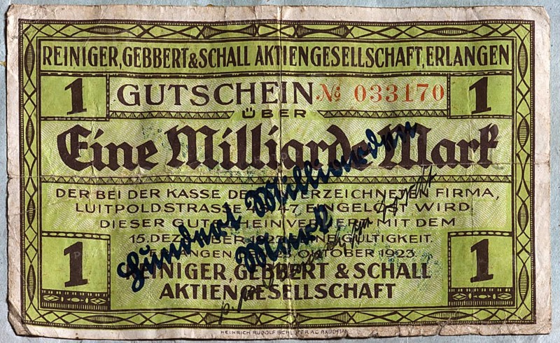Replacement banknote