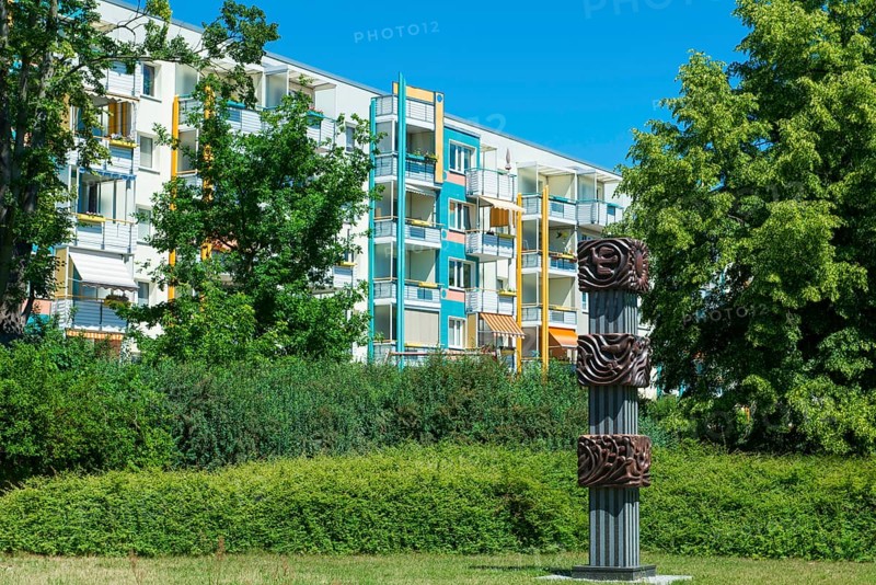 Modernized prefabricated buildings from GDR times