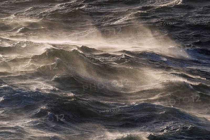 Moderately rough sea