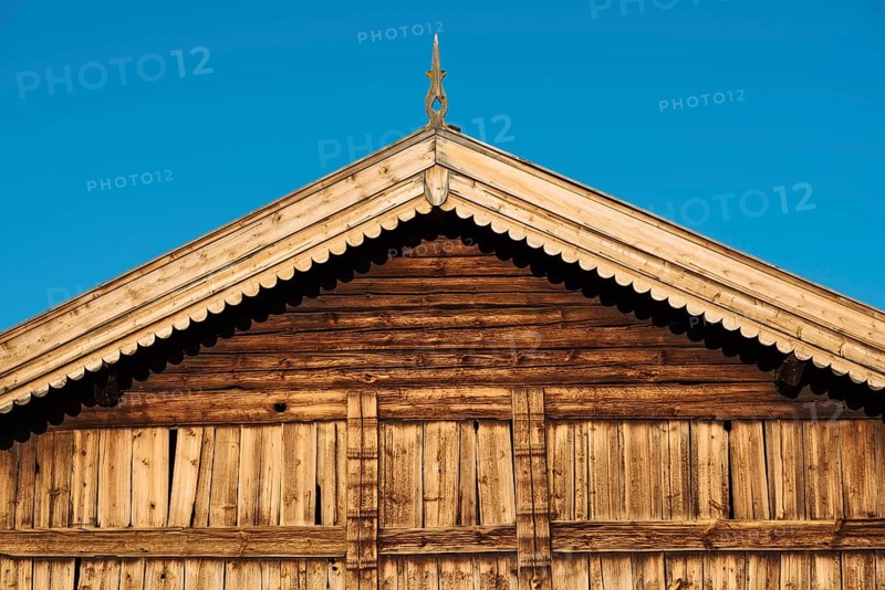Wooden gable
