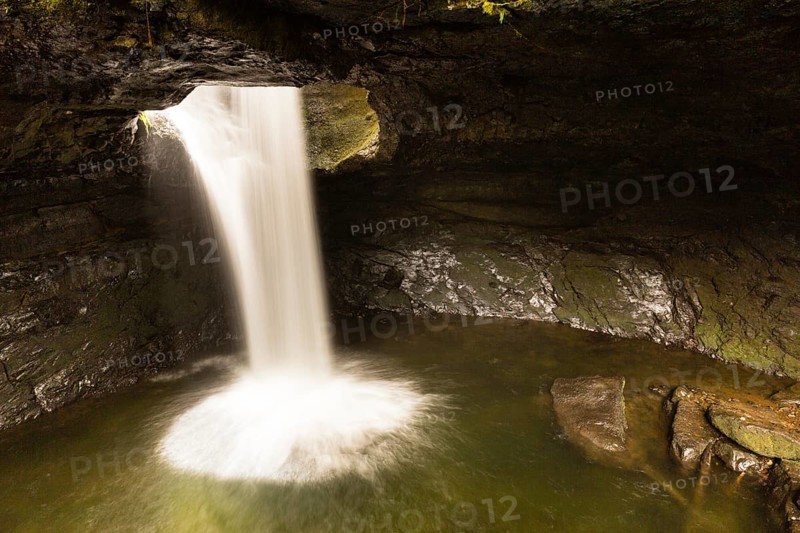 Waterfall in the Cueva del Esplendor