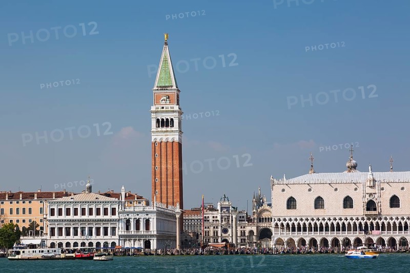 Grand Canal and National Library of St Mark's or Biblioteca Nazionale Marciana