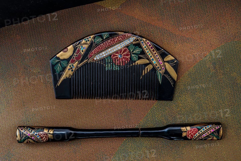 Japanese hair barrette and comb