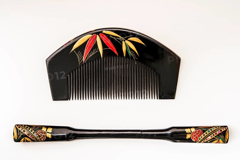 Japanese hair barrette and comb