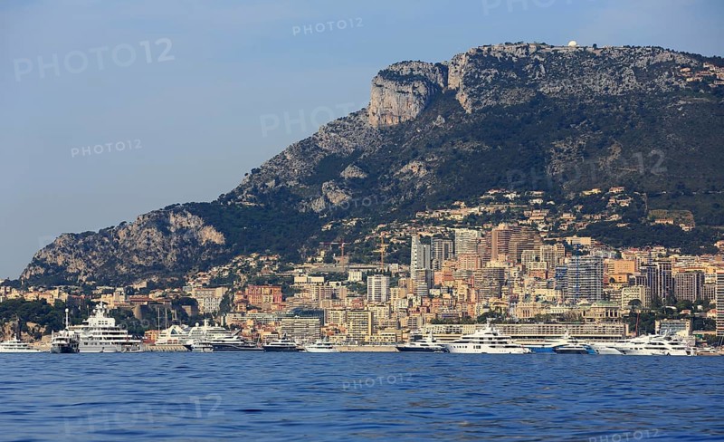 Super yachts in Monaco during the Formula 1 Grand Prix