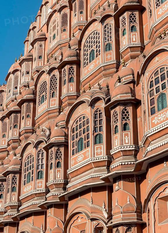 Frontal Facade of Hawa Mahal