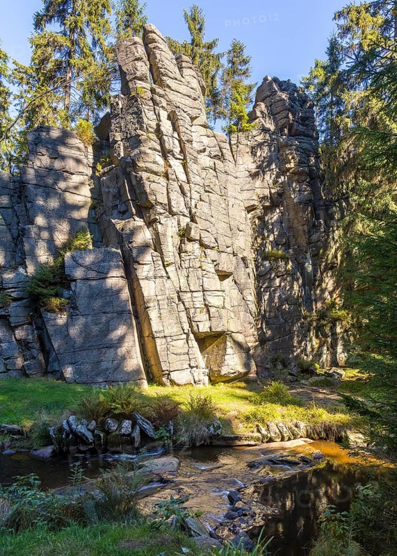 Devil's Wall in the Black Water Valley near Pobershau