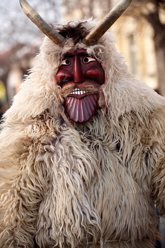 Traditional Buso goat or sheep costume