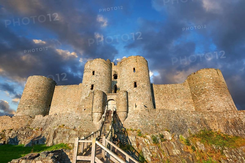 Medieval Harlech Castle
