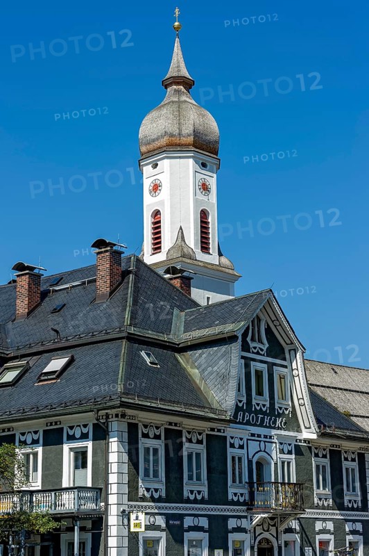 Belfry of the baroque church of St. Martin