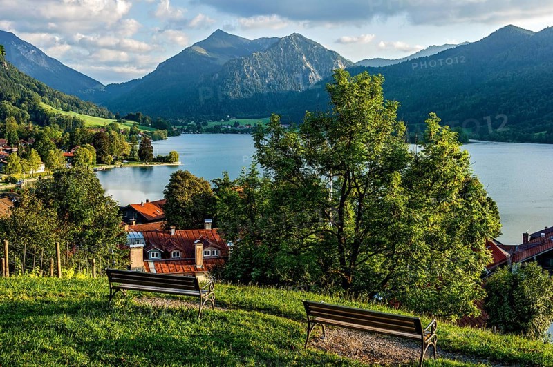View of the village and Schliersee