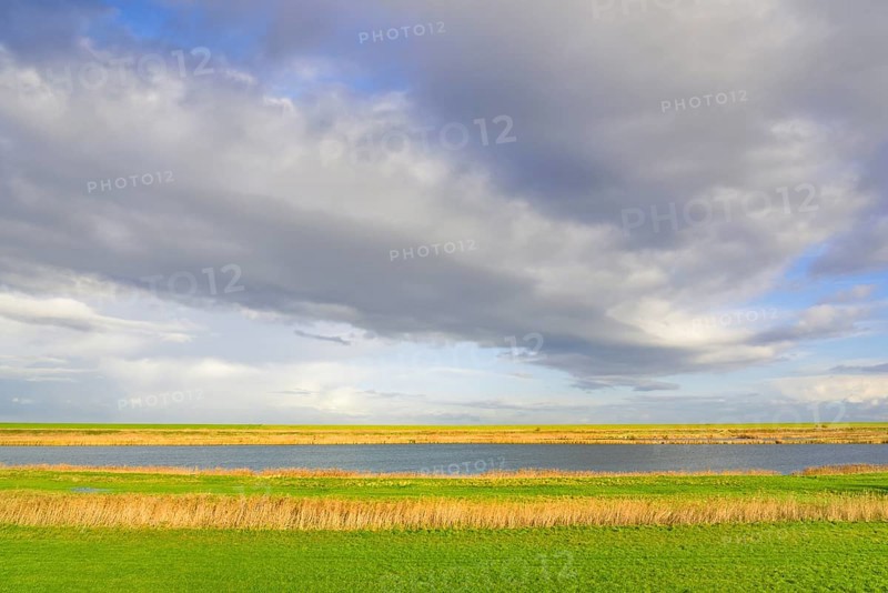 Leyhorner Sieltief near Greetsiel
