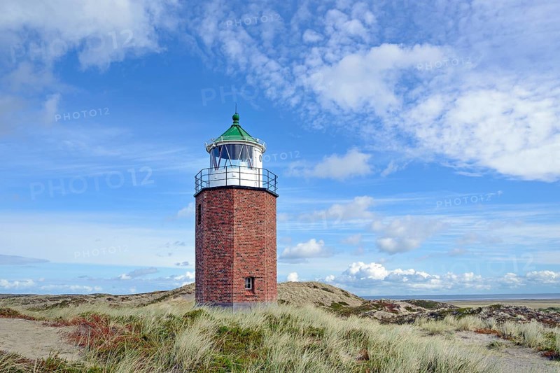 Small lighthouse in dunes