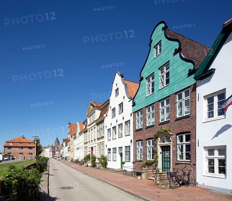 Historic town houses at the harbour