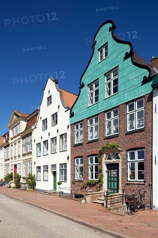 Historic town houses at the harbour