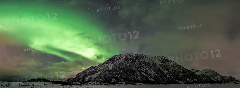Northern lights or aurora borealis