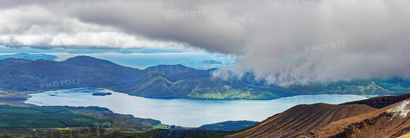 Lake Rotoaira and Lake Taupo