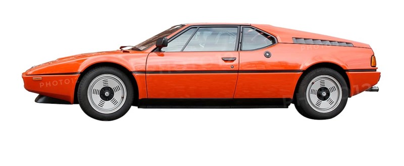 Orange BMW M1