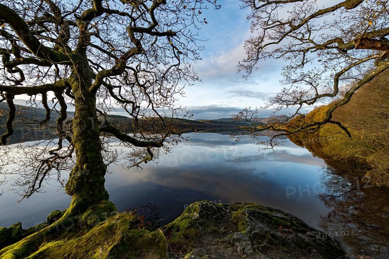 Loch Katrine with Highlands