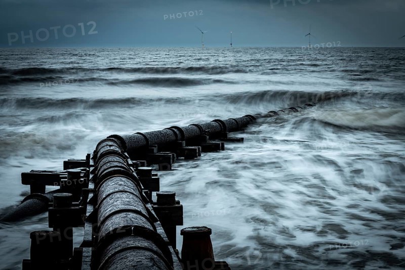 Corroded iron pipe