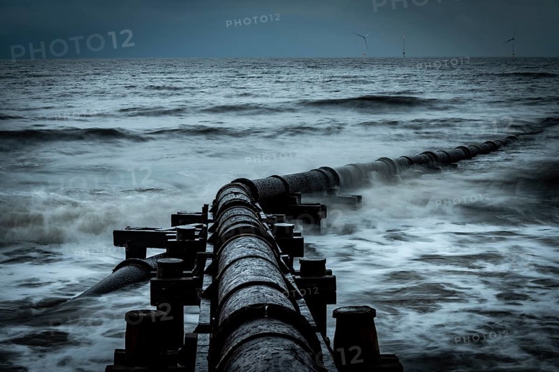 Corroded iron pipe